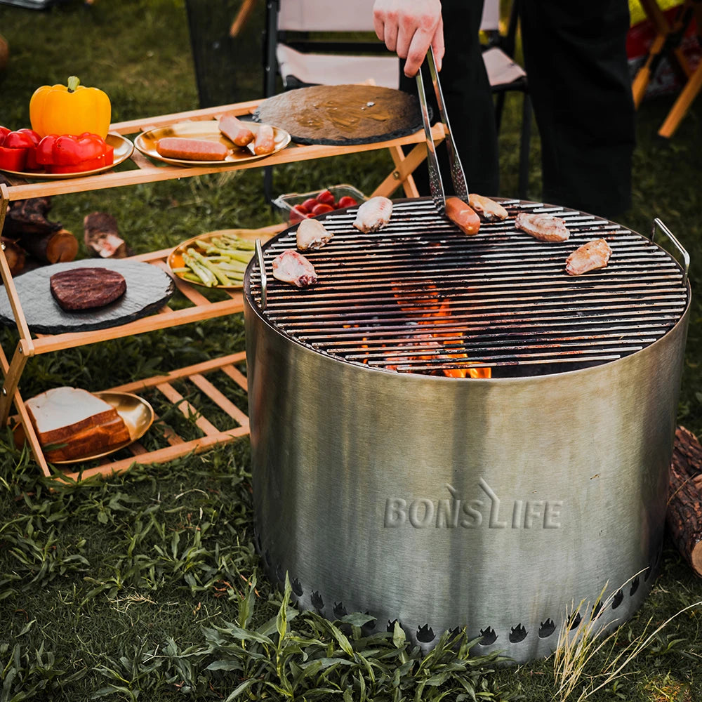 Bonslife 15" + 26" Smokeless Fire Pit Set