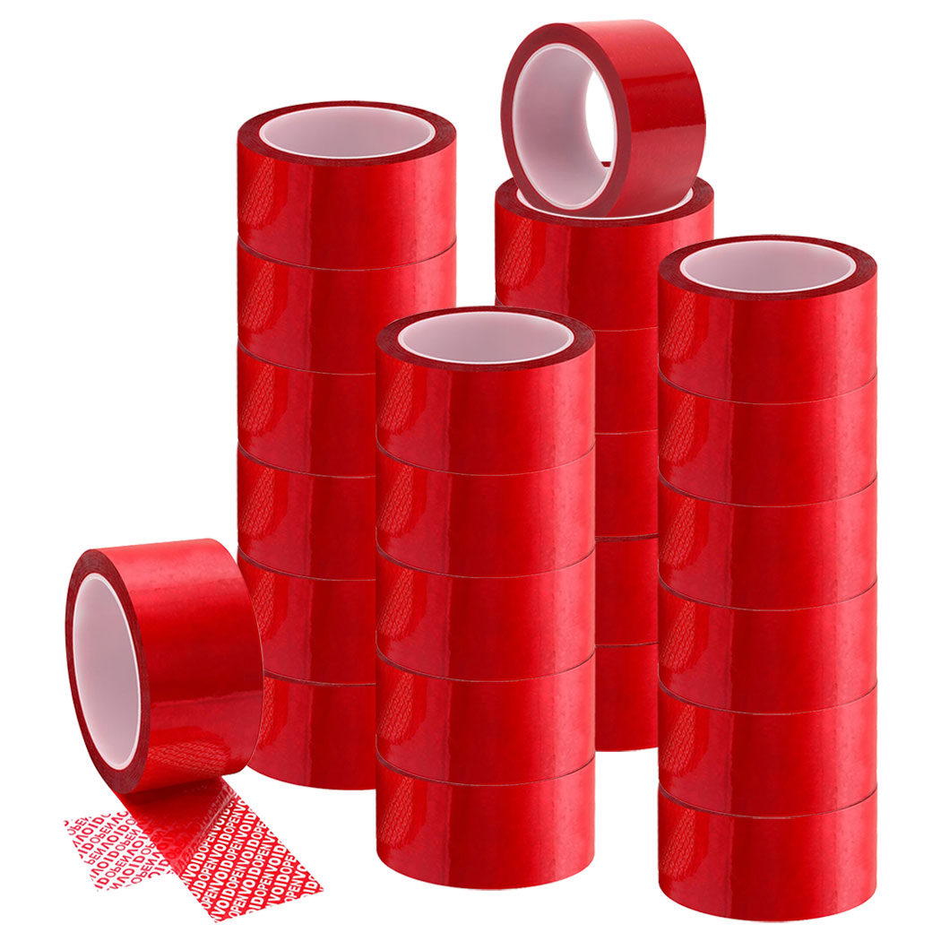 2" x 55Yd Tamper Evident Tape 3.9 Mil, Void Tape, 24 Roll