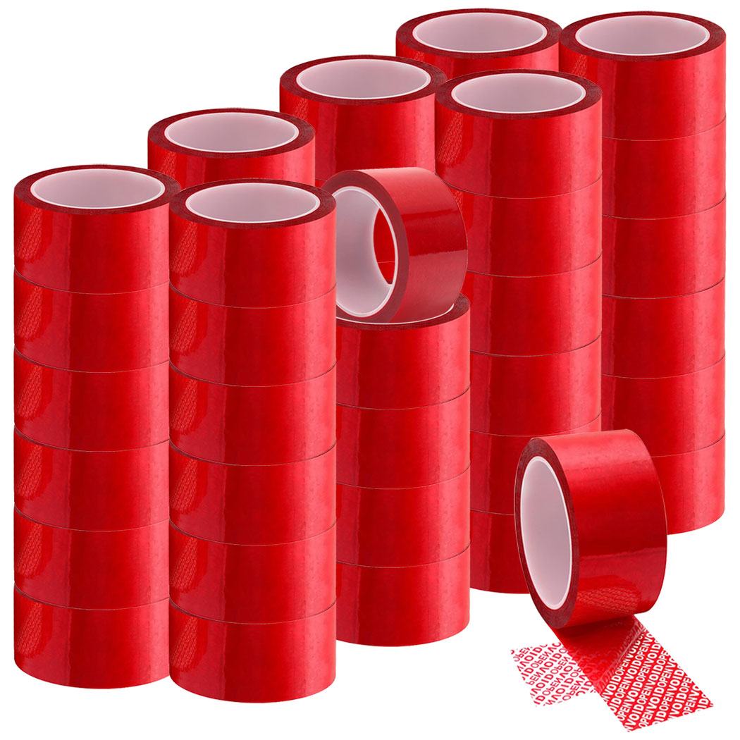 2" x 55Yd Tamper Evident Tape 3.9 Mil, Void Tape, 48 Roll