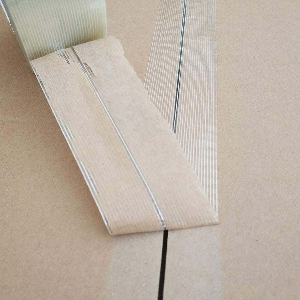 2" x 60Yd Heavy Duty Fiberglass Tape 5.5 Mil, Strapping Tape for Packing, 48 Roll
