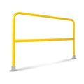 72"L Industrial Safety Guard Rail - High-Visibility Yellow