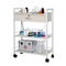 3-Tier Medical Lab Trolley - Professional Utility Station with Drawer