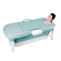 54" Portable Foldable Bathtub - Hot & Ice Bath Spa Barrel