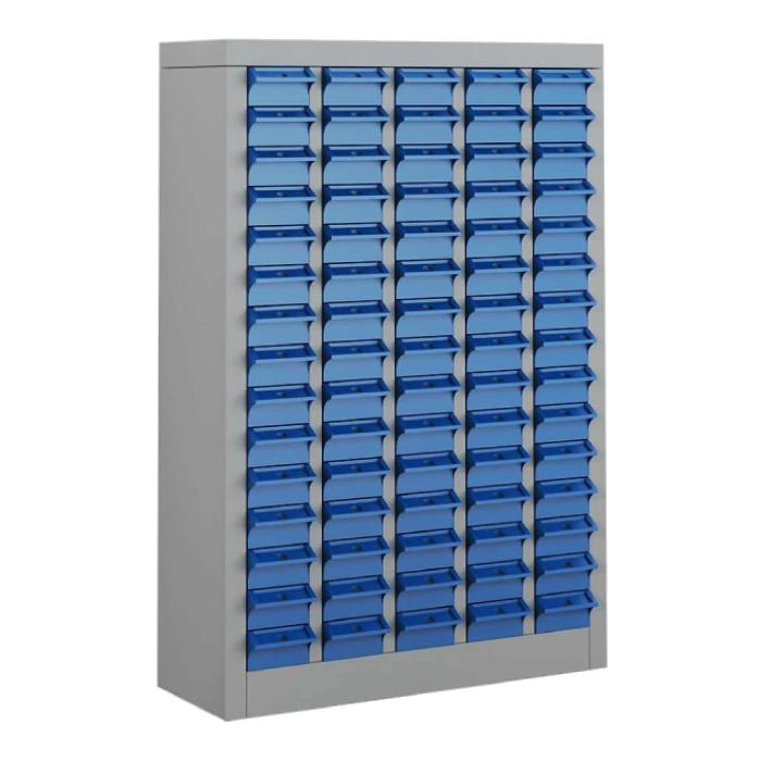 75-Drawer Steel Parts Cabinet - High-Capacity Hardware Organizer
