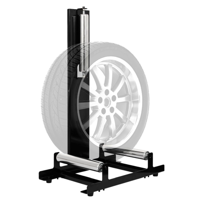 Rolling Wheel Detailing Stand - 110 lbs Capacity