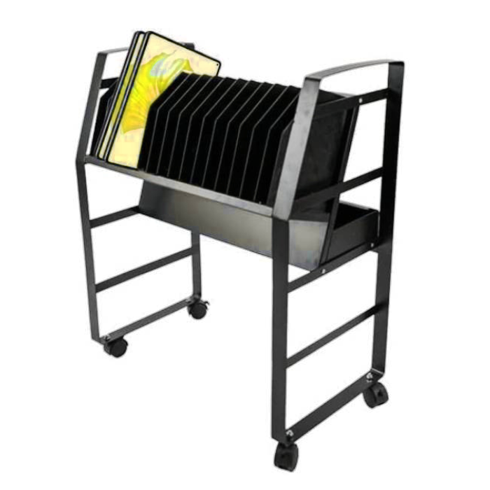 16-Device Mobile Charging Cart - Compact Open Station