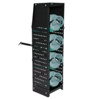 4-Shelf Refrigerant Tank Rack - Adjustable Storage