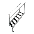 6-Step Aluminum Dock Ladder - 500 lbs Capacity
