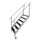 6-Step Aluminum Dock Ladder - 500 lbs Capacity