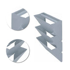 16-3/8"W x 25-1/2"H Steel Carry Case Stack Rack with 3 Portable Cases