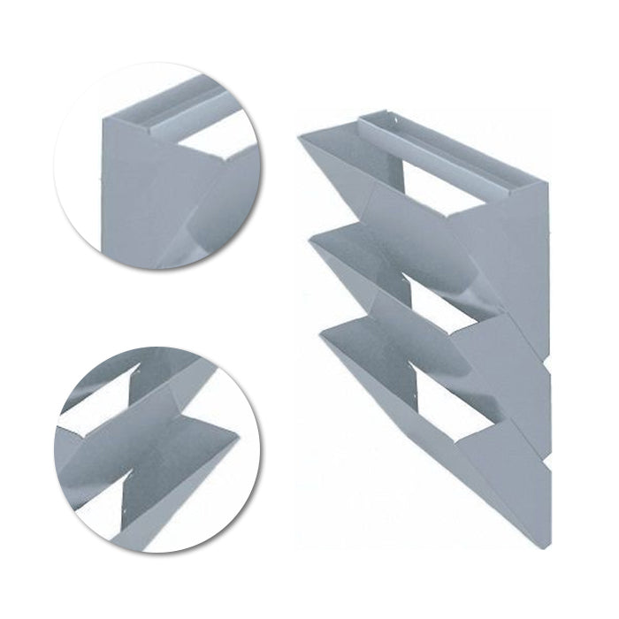 16-3/8"W x 25-1/2"H Steel Carry Case Stack Rack with 3 Portable Cases