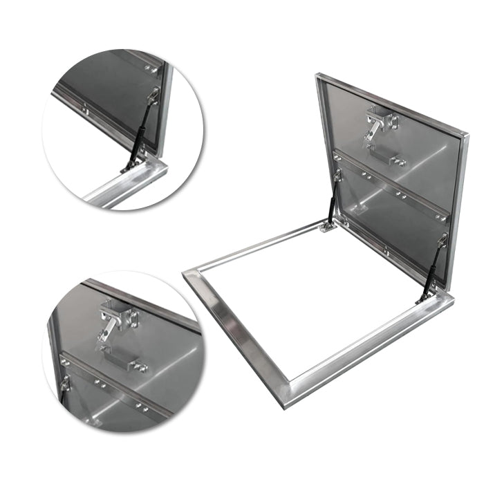 24" x 24" Stainless Steel Roof Access Hatch - 304 Anti-Rust Security Door