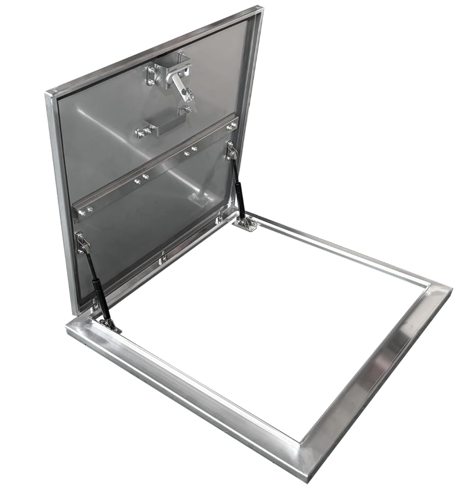 24" x 24" Stainless Steel Roof Access Hatch - 304 Anti-Rust Security Door