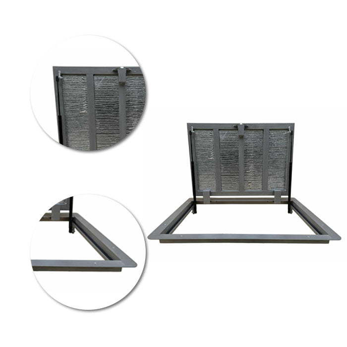 24" x 35" Recessed Infill Floor Access Door - 2200 lbs Load Capacity Steel Hatch