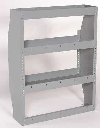 32"W x 46"H Contour Steel Van Shelving - Pre-Assembled 18-Gauge Heavy-Duty Van Storage System for Compact Cargo Vans