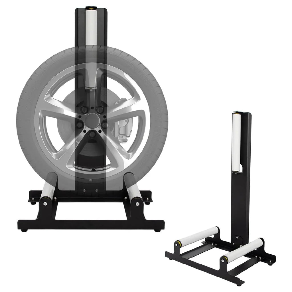 Rolling Wheel Detailing Stand - 110 lbs Capacity