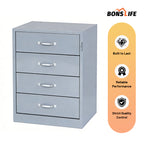 18"W x 12"D x 24"H Heavy-Duty 4-Drawer Steel Storage Cabinet