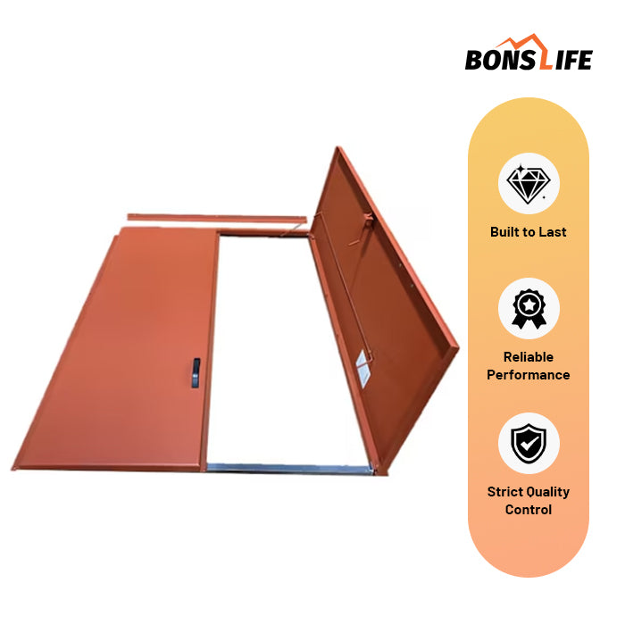 44.5" x 48" Primed Steel Outside Basement Door