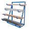 4-Tier Wall-Mounted Lumber Rack - 2000 lbs Capacity