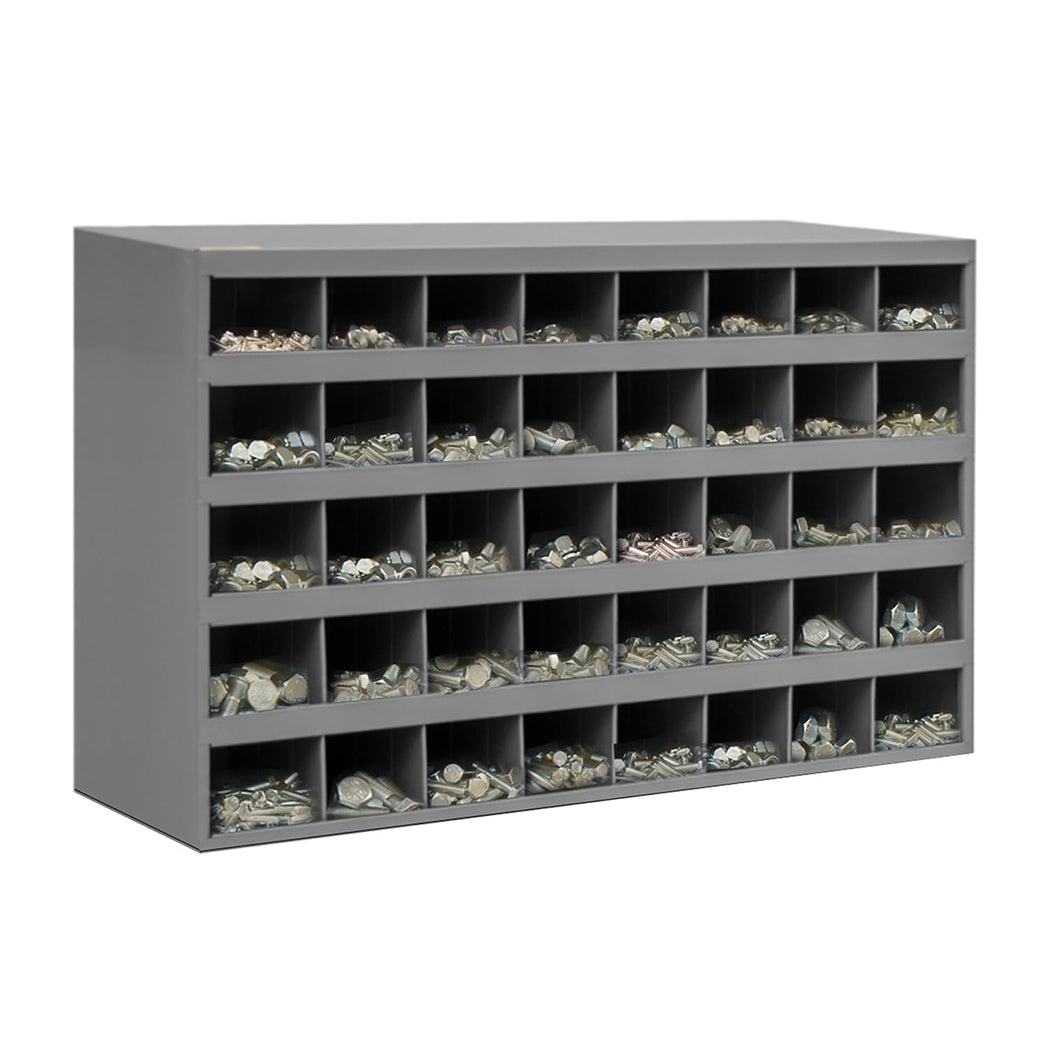3,610-Pc Grade 8 Master Bolt Kit with 40-Hole Steel Bin