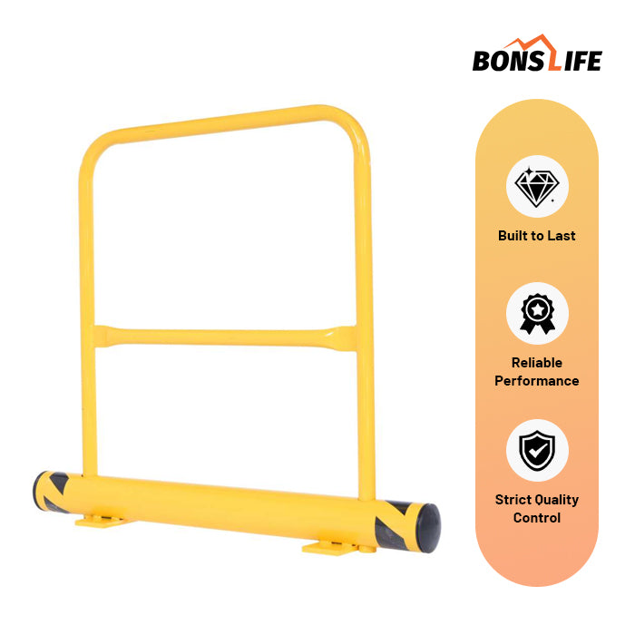 48" Floor Stop Bollard with 42" Integrated Safety Handrail