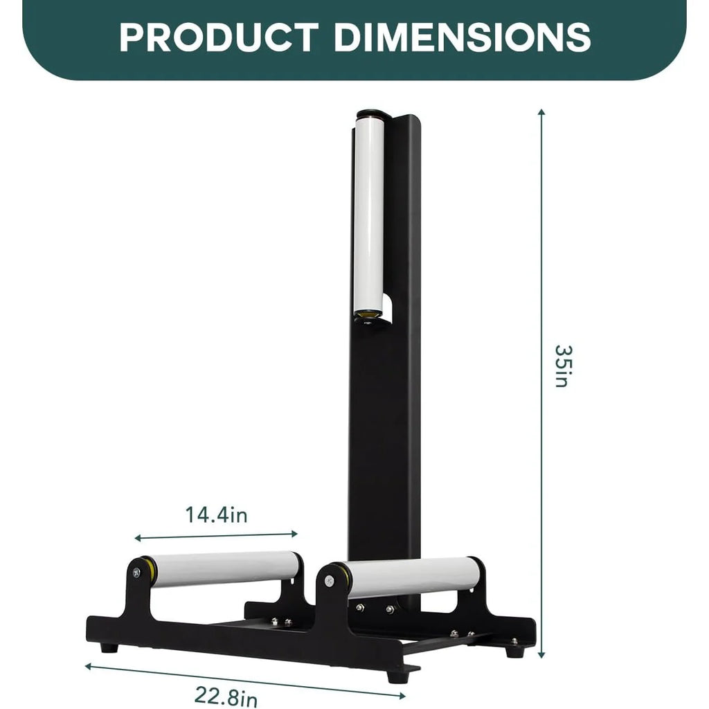 Rolling Wheel Detailing Stand - 110 lbs Capacity