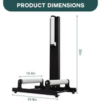 Rolling Wheel Detailing Stand - 110 lbs Capacity