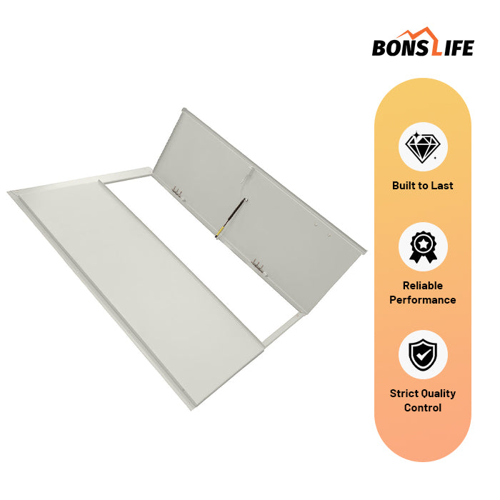 Sloped Wall Basement Door (36" x 58" Interior) - Heavy-Duty Steel Outside Basement Door