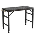 Adjustable Height Folding Welding Table - 1000 lbs Capacity