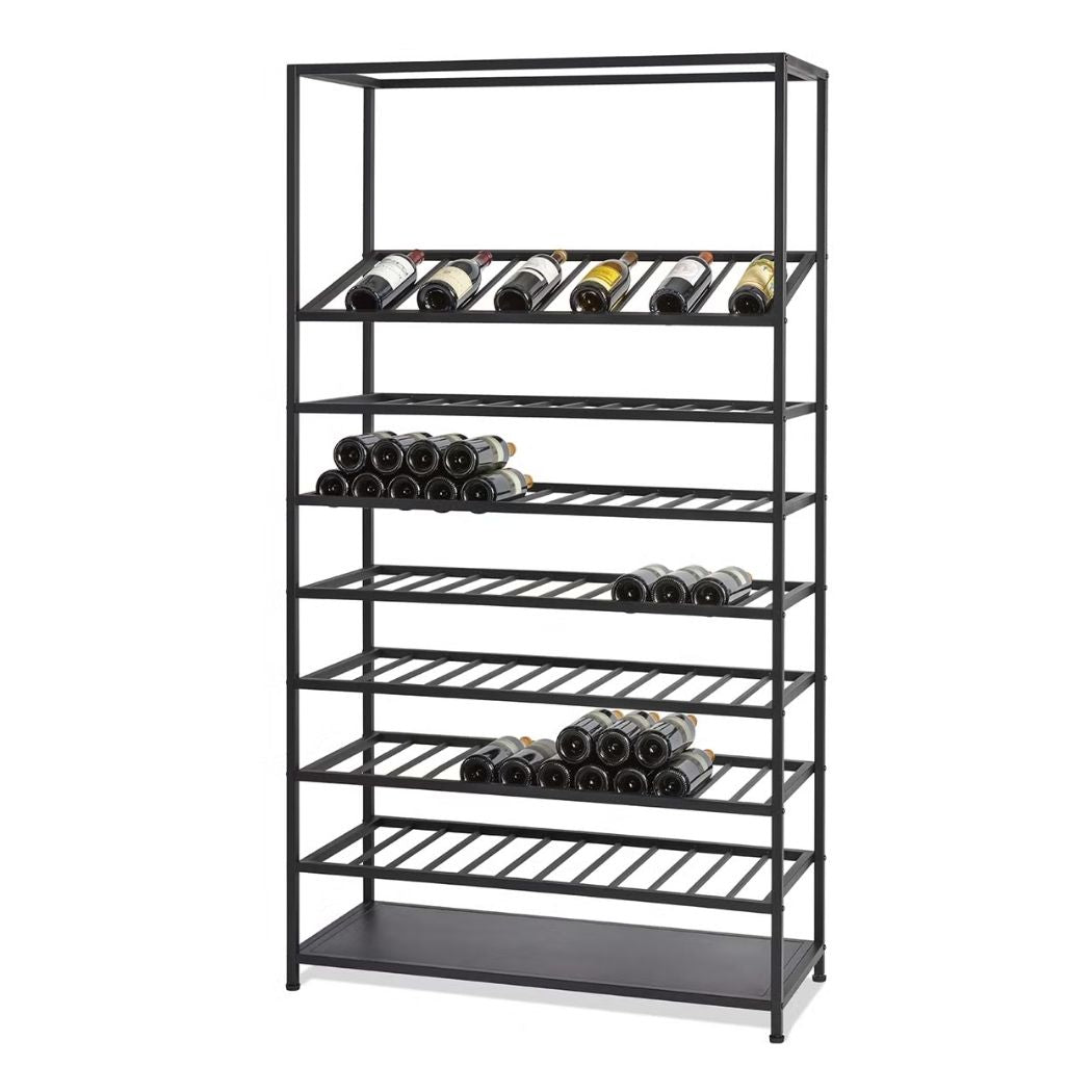 Wine Bottle Rack, 150 Bottle Capacity, 39"L x 16"W x 70"H