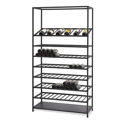 Wine Bottle Rack, 150 Bottle Capacity, 39"L x 16"W x 70"H