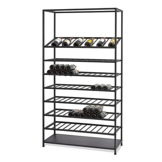 Wine Bottle Rack, 150 Bottle Capacity, 39"L x 16"W x 70"H