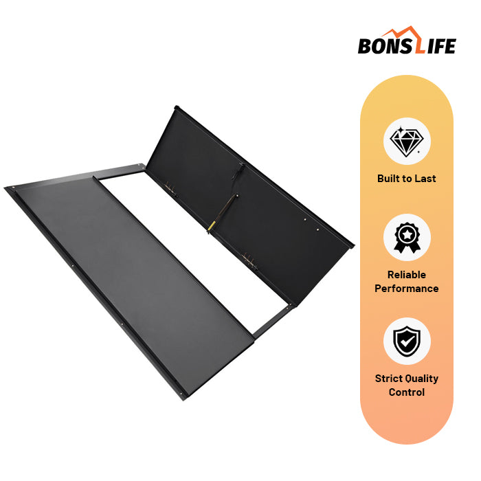 Sloped Wall Basement Door (36" x 58" Interior) - Heavy-Duty Steel Outside Basement Door