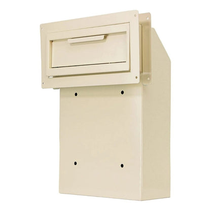 Through-Door Depository Drop Box 12"W x 4.25"D x 15"H, Locking Mailbox