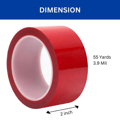 2" x 55Yd Tamper Evident Tape 3.9 Mil, Void Tape, 48 Roll