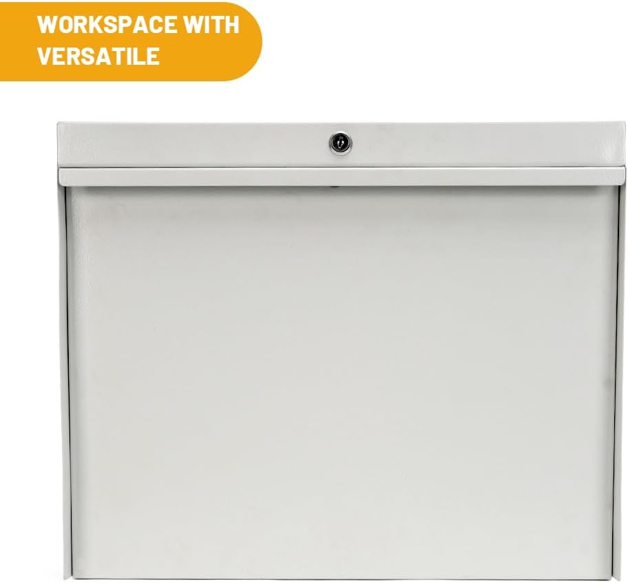 Wall Mount Folding Desk - Key Lock Security