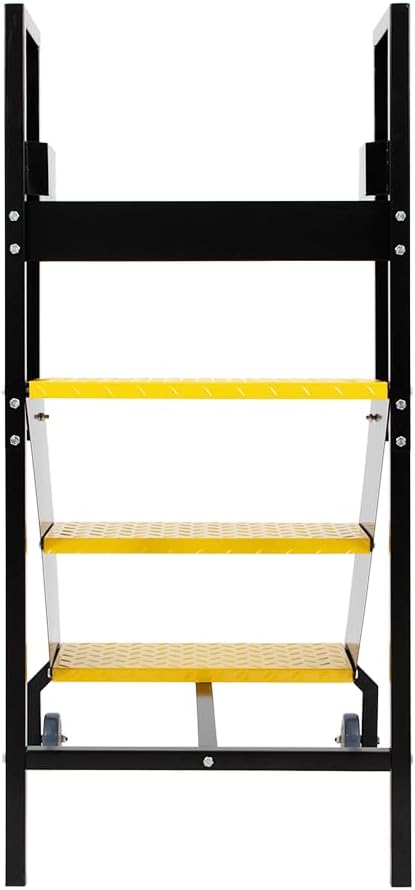 3-Step Heavy Duty Rolling Ladder - 440 lbs Capacity