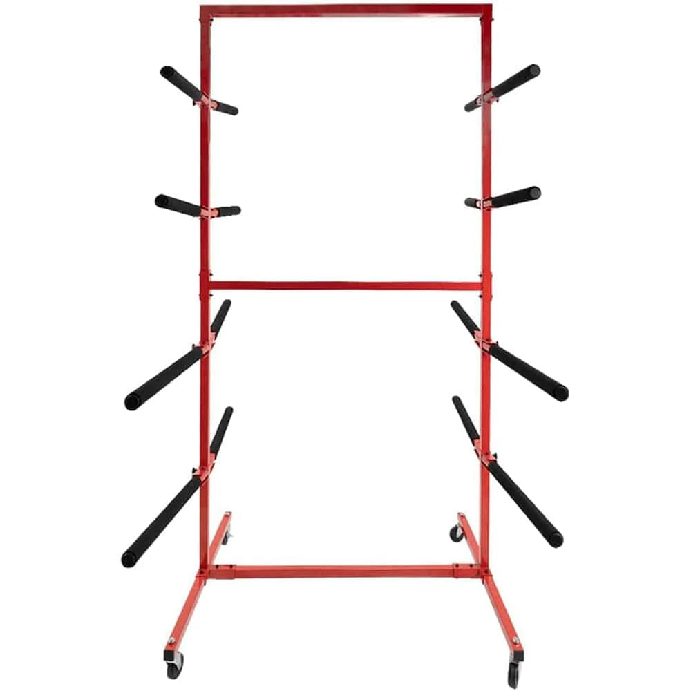 Mobile Bumper Storage Rack - 8 Pairs of Arms