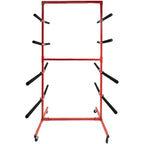 Mobile Bumper Storage Rack - 8 Pairs of Arms