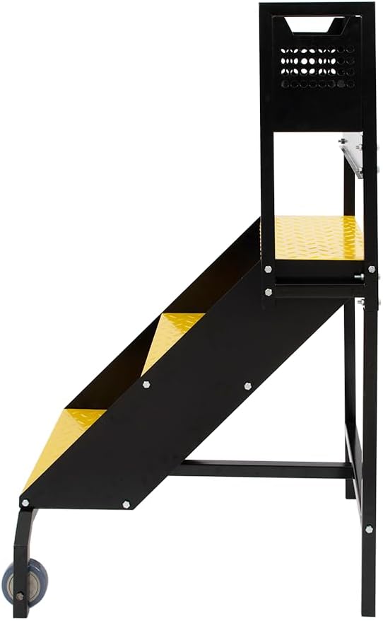 3-Step Heavy Duty Rolling Ladder - 440 lbs Capacity