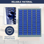 60-Drawers Steel Parts Organizer - Heavy-Duty ABS Drawers