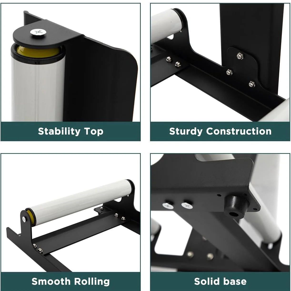 Rolling Wheel Detailing Stand - 110 lbs Capacity