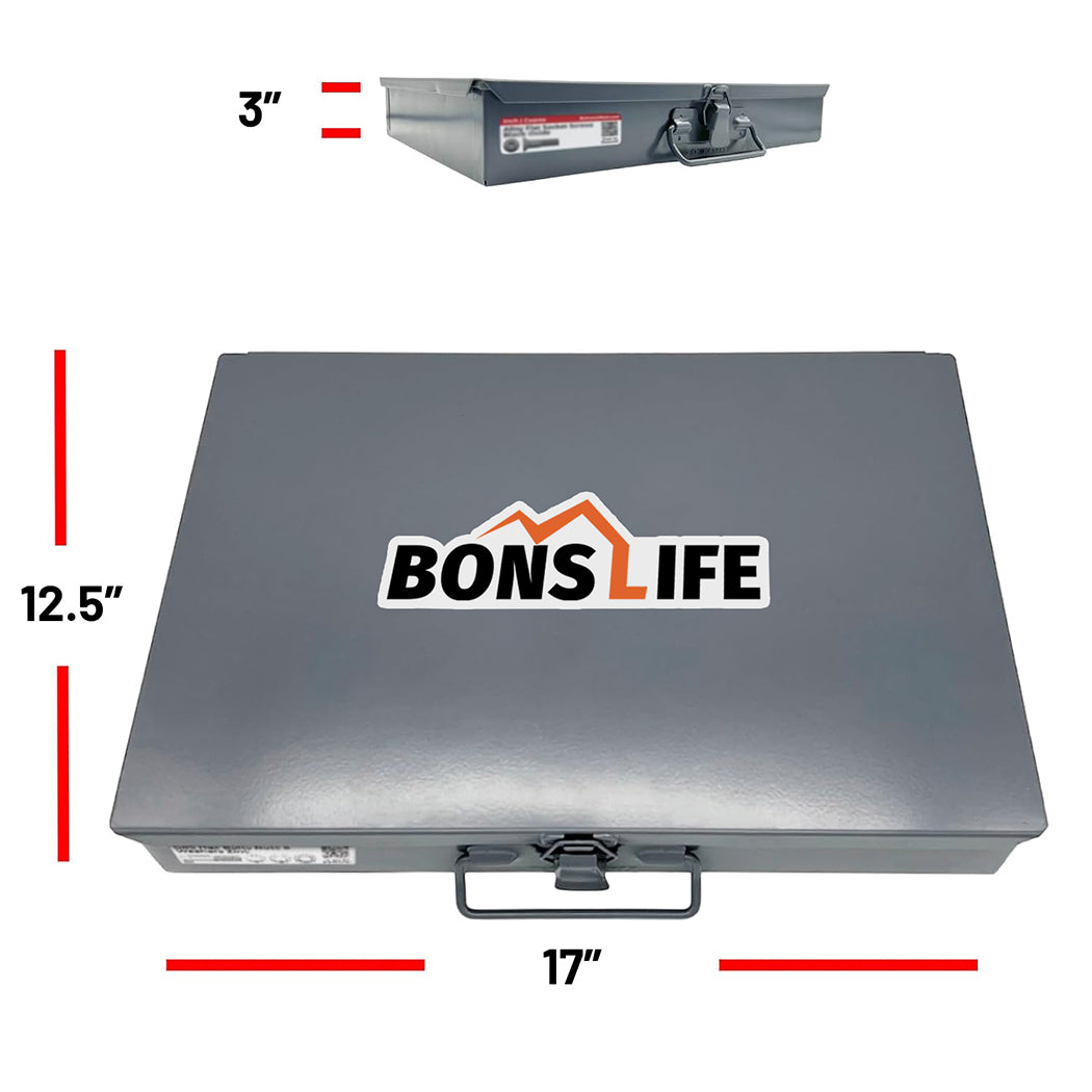 575 PC Metric Class 10.9 High-Tensile Bolt & Nut Set w/ Steel Drawer (M6-M12)