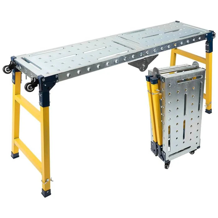 Folding Steel Welding Table - 1100 lbs Capacity