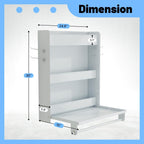 Multi-Level Wall Mounted Rack - Heavy Duty Steel