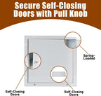 White Steel Specimen Pass-Thru - Medical Grade