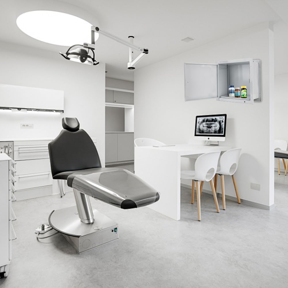 White Steel Specimen Pass-Thru - Medical Grade