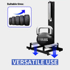 Rolling Wheel Detailing Stand - 110 lbs Capacity