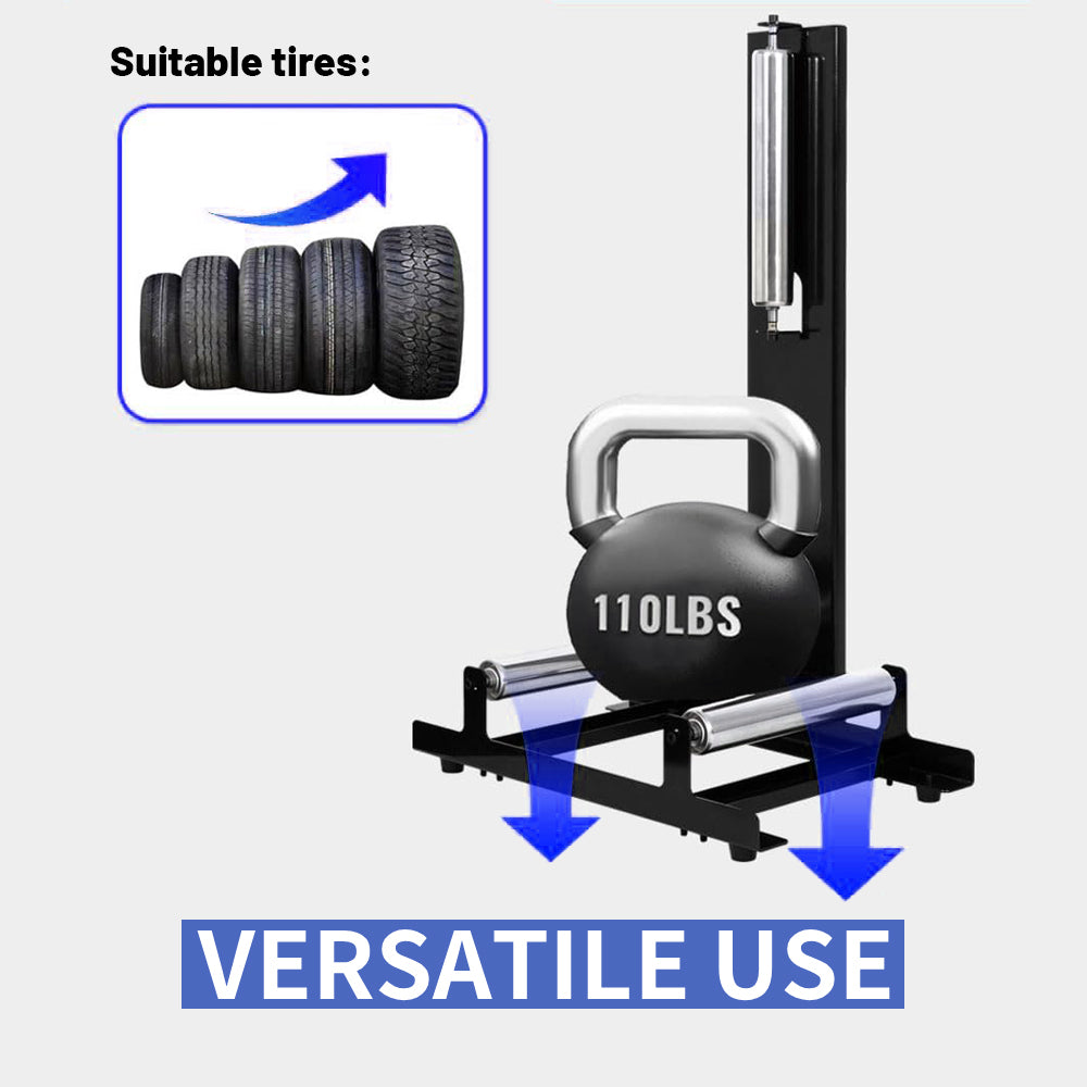 Rolling Wheel Detailing Stand - 110 lbs Capacity