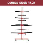 Mobile Bumper Storage Rack - 8 Pairs of Arms